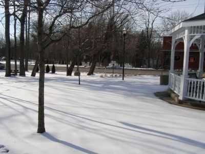 Heritage Park and Marker, (at Detroit Rd at Stoney Ridge Rd) image. Click for full size.