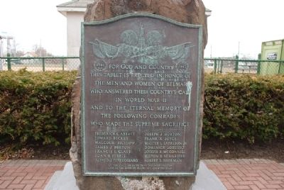 Belmar World War II Monument image. Click for full size.