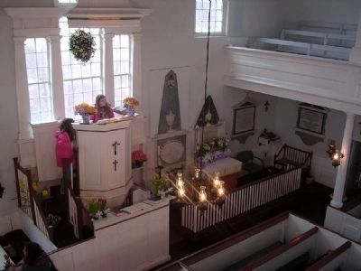 Christ Episcopal Church, Interior. Click for full size. Christ Episcopal Church, Interior image. Click for full size.