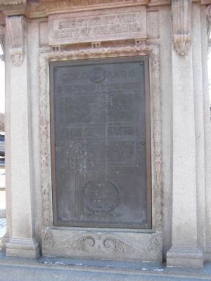 Monument's North side image. Click for full size.