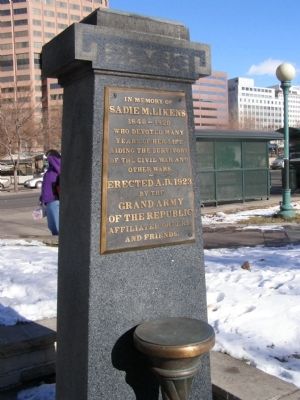 Sadie M. Likens Marker. Click for full size. Sadie M. Likens Marker image. Click for full size.