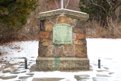 H.M.S. Assistance Monument and Plaque image. Click for full size.