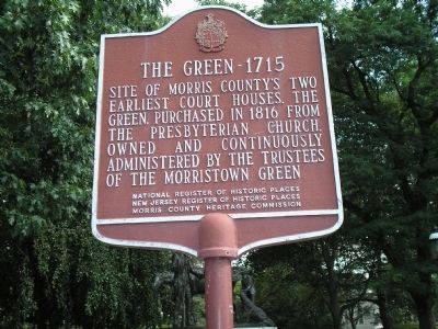 The Green - 1715 marker. Click for full size. The Green - 1715 marker image. Click for full size.