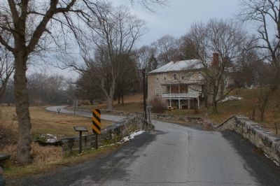 Claggett's Millrace Bridge, looking west image. Click for full size.