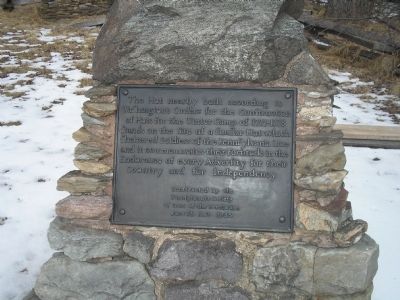 Valley Forge Hut Marker image. Click for full size.