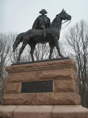 Gen. Anthony Wayne equestrian statue image. Click for full size.