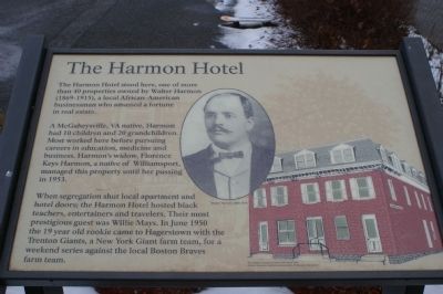 The Harmon Hotel Marker image. Click for full size.