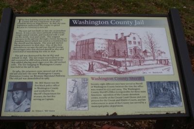 Washington County Jail Marker image. Click for full size.
