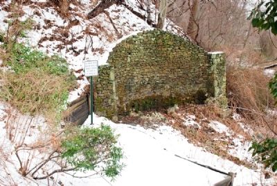 Stone Edifice at Spring Exit. Click for full size. Stone Edifice at Spring Exit image. Click for full size.