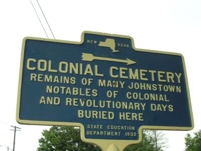 Colonial Cemetery Marker image. Click for full size.