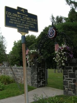 Colonial Cemetery in Johnstown, NY image. Click for full size.
