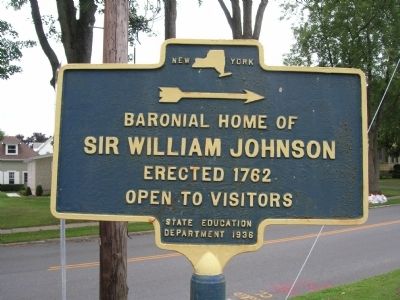 Johnson Hall Marker image. Click for full size.