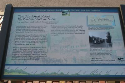 The National Road Marker. Click for full size. The National Road Marker image. Click for full size.