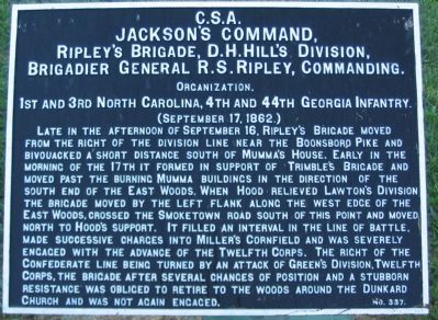 Jackson's Command Marker. Click for full size. Jackson's Command Marker image. Click for full size.