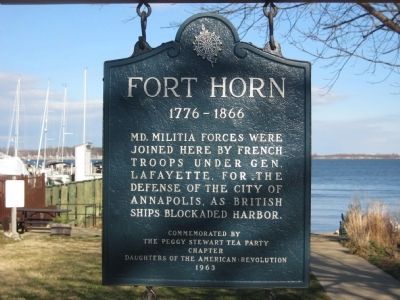 Fort Horn Marker image. Click for full size.
