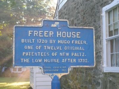 Freer House Marker. Click for full size. Freer House Marker image. Click for full size.