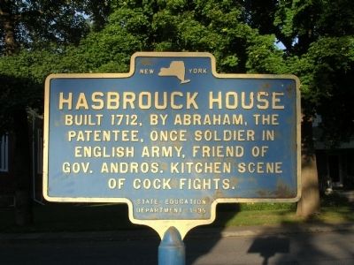 The Hasbrouck House in New Paltz, New York image. Click for full size.