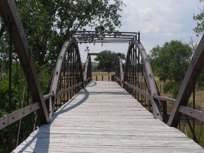 Old Army Bridge Over the Platte River Marker. Click for full size. Old Army Bridge Over the Platte River Marker image. Click for full size.