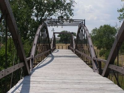 Old Army Bridge Over the Platte River Marker image. Click for full size.