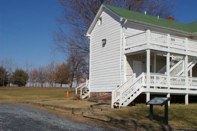 Marker and farmhouse image. Click for full size.