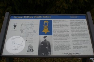Corporal William Othello Wilson Marker. Click for full size. Corporal William Othello Wilson Marker image. Click for full size.