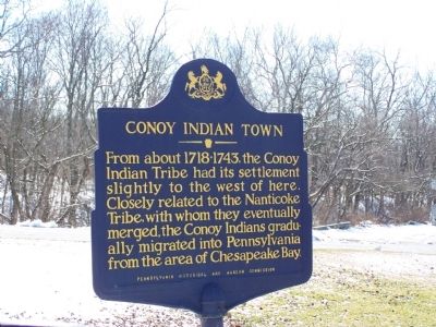 Conoy Indian Town Marker image. Click for full size.