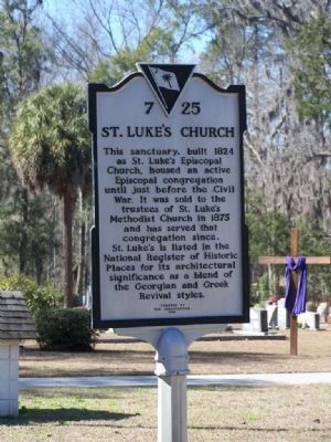 St. Luke's Church Marker image. Click for full size.