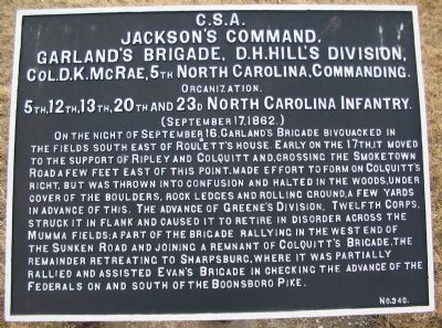 Jackson's Command Marker. Click for full size. Jackson's Command Marker image. Click for full size.
