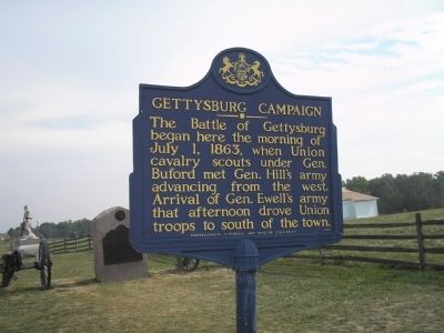 Gettysburg Campaign Marker image, Touch for more information