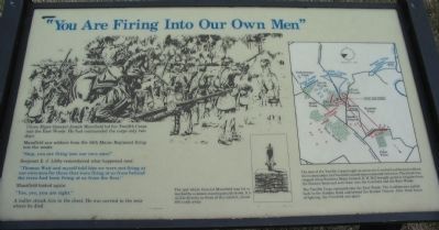 "You Are Firing Into Our Own Men" Marker image. Click for full size.
