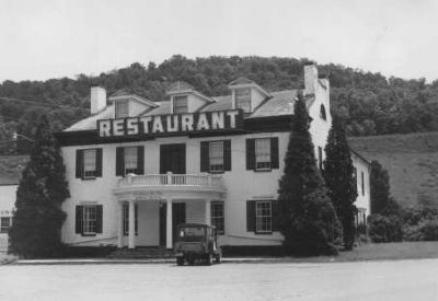 The Clarysville Inn, in the 1970s image. Click for full size.