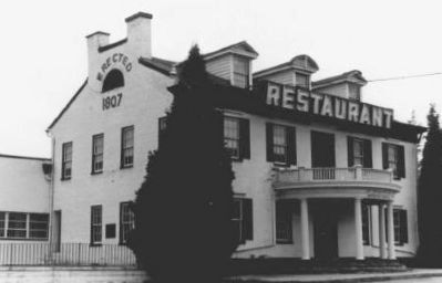 The Clarysville Inn, in the 1970s image. Click for full size.