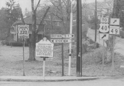 Braddock's Road Marker image. Click for full size.