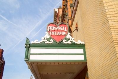 Russell Theater markee image. Click for full size.
