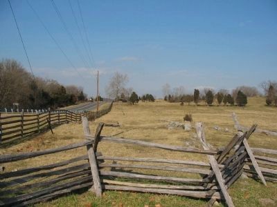 Looking North at the Hagerstown Pike. Click for full size. Looking North at the Hagerstown Pike image. Click for full size.