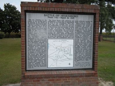 Battle of Averasboro Phase Two Marker image. Click for full size.