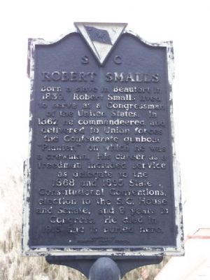 Robert Smalls Marker image. Click for full size.