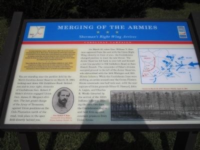 Merging of the Armies Civil War Trails Marker image. Click for full size.