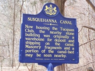 Susquehanna Canal Marker. Click for full size. Susquehanna Canal Marker image. Click for full size.