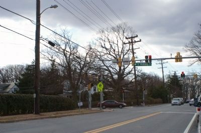 Rolling Road, across the street from the marker image. Click for full size.