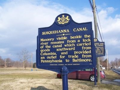 Susquehanna Canal Marker image. Click for full size.