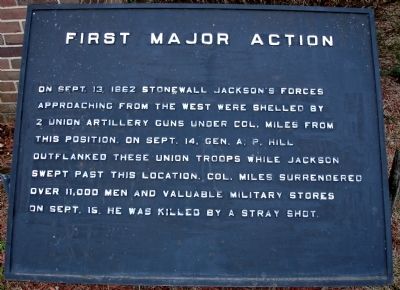 First Major Action Marker image. Click for full size.