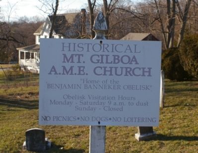 Mt. Gilboa African Methodist Episcopal Church image. Click for full size.
