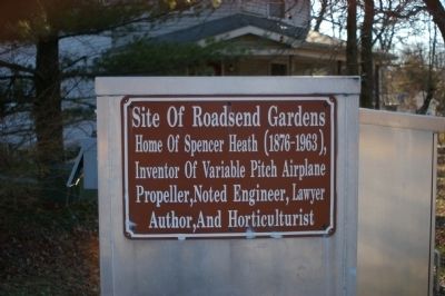 Site of Roadsend Gardens Marker. Click for full size. Site of Roadsend Gardens Marker image. Click for full size.