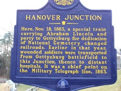 Hanover Junction Marker image. Click for full size.
