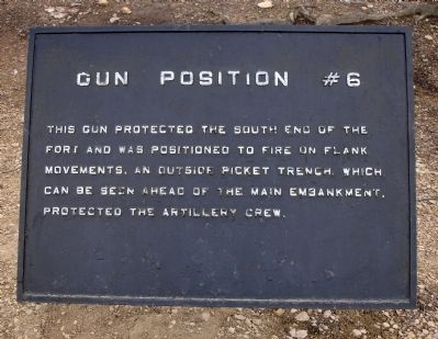 Gun Position #6 Marker image. Click for full size.