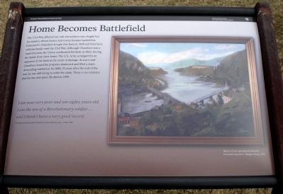 Home Becomes Battlefield Marker image. Click for full size.
