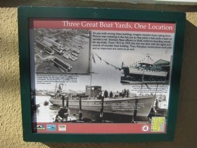 Three Great Boat Yards, One Location Marker image. Click for full size.