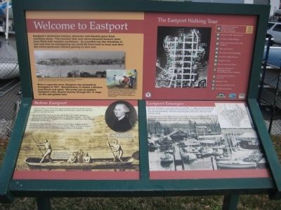 Welcome to Eastport Marker image. Click for full size.