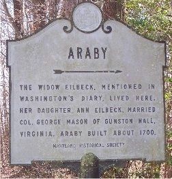 Araby Marker image. Click for full size.
